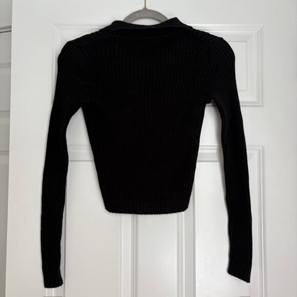 Brandy Melville Black Ribbed Sweater - Picture 5 of 5
